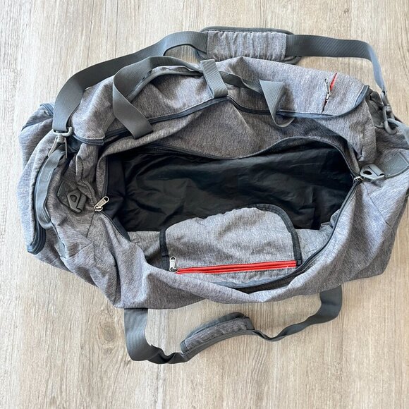 Canway Grey Foldable Duffel Bag - Picture 3 of 9
